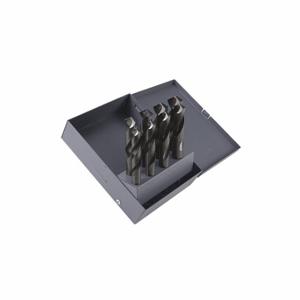 CLE-LINE C22761 Reduced Shank Drill Bit Set, 9/16 Inch Smallest Drill Bit Size | CQ9BXT 50AY59