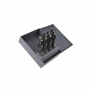 CLE-LINE C22761 Reduced Shank Drill Bit Set, 9/16 Inch Smallest Drill Bit Size | CQ9BXT 50AY59