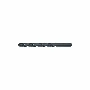 CLE-LINE C22893 Jobber Length Drill Bit, 9.50 mm Drill Bit Size, 81 mm Flute Length, 125 mm Overall Length | CQ9BEL 50CR49