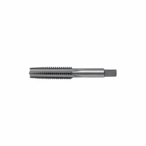CLE-LINE C62001 Straight Flute Tap, #4-40 Thread Size, 9/16 Inch Thread Length, 1 7/8 Inch Length, Taper | CQ9CZD 50CA74