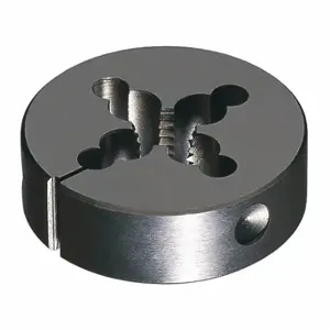 CLE-LINE C65491 Round Threading Die, Carbon Steel, Round, Right Hand, 1/8-27 Thread Size | CQ9DGC 50AR58