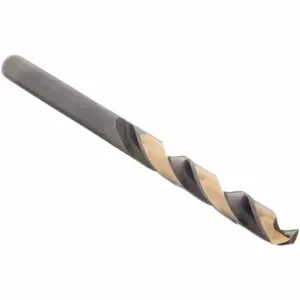 CLE-LINE C74040 Jobber Length Drill Bit, 4.60 mm Drill Bit Size, 47 mm Flute Length, 80 mm Overall Length | CQ9AWA 407G97