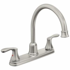 CLEVELAND 40617CSL Kitchen Faucet, Cornerstone, 40617, Stainless Steel Finish, 1.5 gpm Flow Rate | CQ9HMG 794CY5