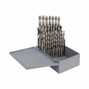 CLEVELAND C00939 Jobber Drill Bit Set, A Smallest Drill Bit Size, Z Largest Drill Bit Size, 26 Drill Bits | CQ9HPW 406F93