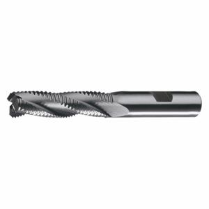CLEVELAND C30709 Square End Mill, Bright Finish, Center Cutting, 4 Flutes, 3/16 Inch Milling Dia | CQ9UER 437V71