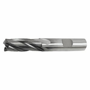 CLEVELAND C30734 Square End Mill, Bright Finish, Center Cutting, 4 Flutes, 7/16 Inch Milling Dia | CQ9UFG 437V81