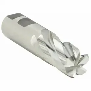 CLEVELAND C30840 Square End Mill, Bright Finish, Center Cutting, 5 Flutes, 1 Inch Milling Dia | CQ9UFR 2NAL3