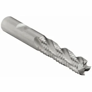 CLEVELAND C31179 Square End Mill, Bright Finish, Center Cutting, 4 Flutes, 3/8 Inch Milling Dia | CQ9UFA 437W25