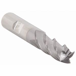 CLEVELAND C31999 Square End Mill, 4 Flutes, Ticn Finish, 1/2 Inch Milling Dia, 1 1/4 Inch Cut | CQ9XDV 437X40