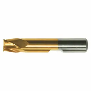 CLEVELAND C31963 Square End Mill, 4 Flutes, Tin Finish, 7/32 Inch Milling Dia, 5/8 Inch Cut | CQ9TYU 437X08