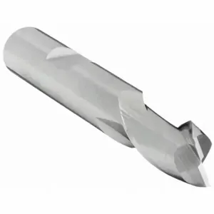 CLEVELAND C32490 Square End Mill, Bright Finish, Center Cutting, 2 Flutes, 23/64 Inch Milling Dia | CQ9UDB 437Y42