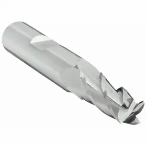 CLEVELAND C32563 Square End Mill, Bright Finish, Center Cutting, 4 Flutes, 19/64 Inch Milling Dia | CQ9UEP 437Y73