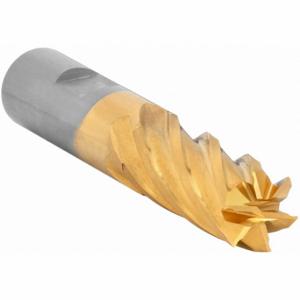 CLEVELAND C32598 Square End Mill, Center Cutting, 6 Flutes, 1/2 Inch Milling Dia | CQ9XAK 2MZV5