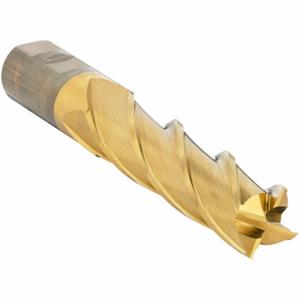 CLEVELAND C32663 Square End Mill, Center Cutting, 4 Flutes, 1/2 Inch Milling Dia, 2 Inch Length Of Cut | CQ9VYE 437Z04