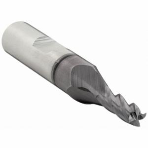 CLEVELAND C32610 Square End Mill, Center Cutting, 4 Flutes, 1/8 Inch Milling Dia | CQ9VZY 2NFN7