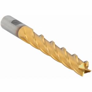 CLEVELAND C32710 Square End Mill, Center Cutting, 4 Flutes, 3/4 Inch Milling Dia, 4 Inch Length Of Cut | CQ9WHF 437Z31