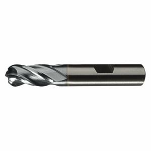 CLEVELAND C32761 Ball End Mill, 6 Flutes, 1 1/4 Inch Milling Dia, 2 Inch Length Of Cut | CQ9EFA 437Z65