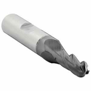 CLEVELAND C33336 Ball End Mill, 4 Flutes, 5/16 Inch Milling Dia, 1 3/8 Inch Cut, 3.1 Inch Overall Length | CQ9EKM 438C37