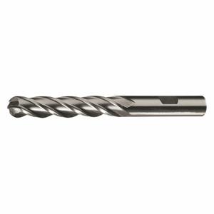CLEVELAND C33350 Ball End Mill, 4 Flutes, 1 Inch Milling Dia, 6 Inch Cut, 8.5 Inch Overall Length | CQ9DWG 438C46