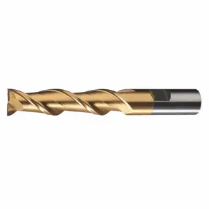 CLEVELAND C33478 Square End Mill, Center Cutting, 2 Flutes, 3/8 Inch Milling Dia, 3/4 Inch Cut | CQ9VEH 438D17