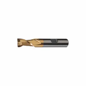 CLEVELAND C38934 Keyway End Mill, Tin Finish, 2 Flutes, 7/32 Inch Milling Dia, 2 7/16 Inch Overall Length | CQ9HAE 438F73