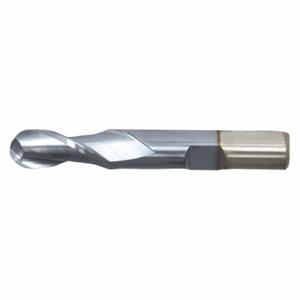 CLEVELAND C39032 Ball End Mill, 2 Flutes, 7/16 Inch Milling Dia, 1 Inch Cut, 3.2 Inch Overall Length | CQ9EJW 438G15