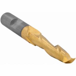 CLEVELAND C33771 Square End Mill, Center Cutting, 2 Flutes, 31/64 Inch Milling Dia, 13/16 Inch Cut | CQ9VEL 438F10
