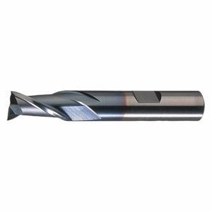 CLEVELAND C39132 Square End Mill, Center Cutting, 2 Flutes, 1 5/8 Inch Milling Dia, 3 Inch Cut | CQ9UTT 438J78