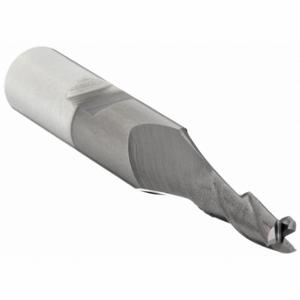 CLEVELAND C39700 Square End Mill, Center Cutting, 3 Flutes, 1/8 Inch Milling Dia, 3/8 Inch Cut | CQ9VNK 438K15