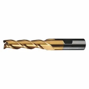 CLEVELAND C39767 Square End Mill, Center Cutting, 3 Flutes, 1 Inch Milling Dia, 4 Inch Cut | CQ9XMA 438K42