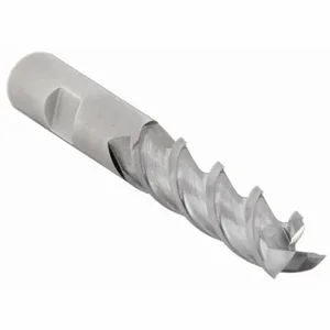 CLEVELAND C40085 Square End Mill, 3 Flutes, Ticn Finish, 5/8 Inch Milling Dia, 2 1/2 Inch Cut | CQ9TKL 438L01