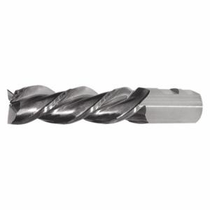 CLEVELAND C40310 Square End Mill, 3 Flutes, Bright Finish, 1 Inch Milling Dia, 2 Inch Cut | CQ9THH 438L13