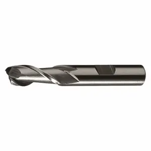 CLEVELAND C40793 Square End Mill, 2 Flutes, Bright Finish, 3/16 Inch Milling Dia | CQ9TFK 438L69