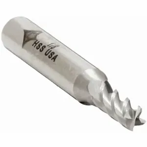 CLEVELAND C40883 Square End Mill, Center Cutting, 4 Flutes, 11/64 Inch Milling Dia, 1/2 Inch Cut | CQ9WBF 438M26