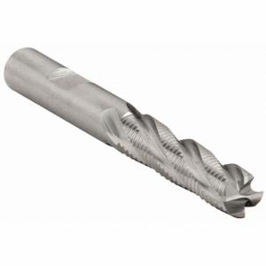 CLEVELAND C41122 Square End Mill, 4 Flutes, Bright Finish, 3/8 Inch Milling Dia, 3/4 Inch Cut | CQ9TTN 438M98