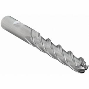 CLEVELAND C33348 Ball End Mill, 4 Flutes, 5/8 Inch Milling Dia, 4 Inch Cut, 6.1 Inch Overall Length | CQ9EDT 438C45