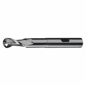 CLEVELAND C42160 Ball End Mill, 2 Flutes, 3/16 Inch Milling Dia, 1/2 Inch Cut, 2.6 Inch Overall Length | CQ9DPC 438G79