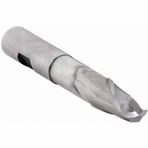 CLEVELAND C42173 Ball End Mill, 2 Flutes, 1/2 Inch Milling Dia, 1 Inch Cut, 4 Inch Overall Length | CQ9DMA 438G84