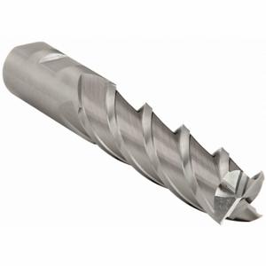 CLEVELAND C43286 Square End Mill, 4 Flutes, Bright Finish, 1 Inch Milling Dia, 3 Inch Cut | CQ9TRB 438P40