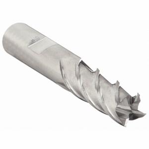 CLEVELAND C42518 Square End Mill, 4 Flutes, Bright Finish, 1 Inch Milling Dia, 2 Inch Cut | CQ9TRA 438N94