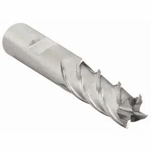 CLEVELAND C31955 Square End Mill, 4 Flutes, Bright Finish, 9/16 Inch Milling Dia | CQ9TUL 437W99