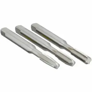 CLEVELAND C54452 Three Piece Tap Kit, 1/4 Inch Size-20 Tap Thread Size, 5/8 Inch Thread Length | CQ9MTR 435M63