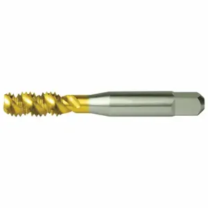 CLEVELAND C55570 Spiral Flute Tap, #6-32 Thread Size, 3/8 Inch Thread Length, 2 Inch Length, Tin | CQ9QVG 435T20