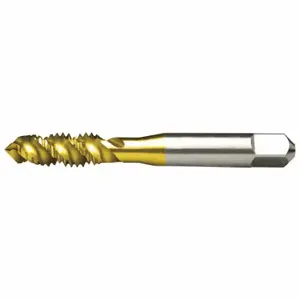 CLEVELAND C55577 Spiral Flute Tap, #10-32 Thread Size, 1/2 Inch Thread Length, 2 3/8 Inch Length, Tin | CQ9QTU 435T26