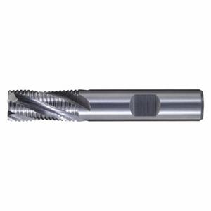 CLEVELAND C60151 Square End Mill, Center Cutting, 4 Flutes, 3/8 Inch Milling Dia, 7/8 Inch Length Of Cut | CQ9WJX 32ZX25