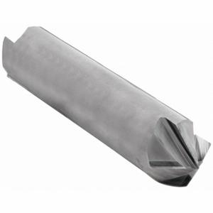 CLEVELAND C60231 Chamfer Mill, Bright Finish, 4 Flutes, 3/4 Inch Milling Dia, 90 Degree Included Angle | CQ9EQE 32ZX67