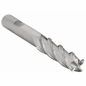 CLEVELAND C60288 Square End Mill, 4 Flutes, 1/2 Inch Milling Dia, 4 Inch Overall Length | CQ9TKY 32ZX87