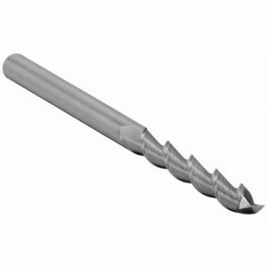 CLEVELAND C60491 Square End Mill, Center Cutting, 2 Flutes, 3/8 Inch Milling Dia, 2 1/2 Inch Length Of Cut | CQ9VDX 32ZZ01