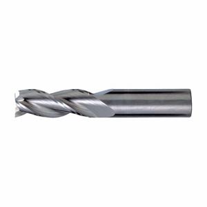 CLEVELAND C60637 Square End Mill, Center Cutting, 3 Flutes, 1/2 Inch Milling Dia, 3 1/8 Inch Length Of Cut | CQ9VMJ 33FX34