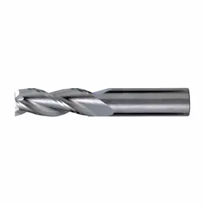 CLEVELAND C60637 Square End Mill, Center Cutting, 3 Flutes, 1/2 Inch Milling Dia, 3 1/8 Inch Length Of Cut | CQ9VMJ 33FX34